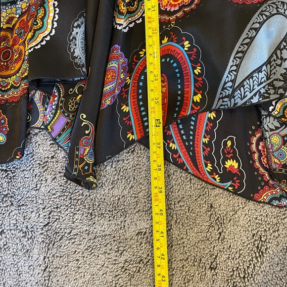 Bohemian Style Silk Dress - P/XS - Picture 6 of 7